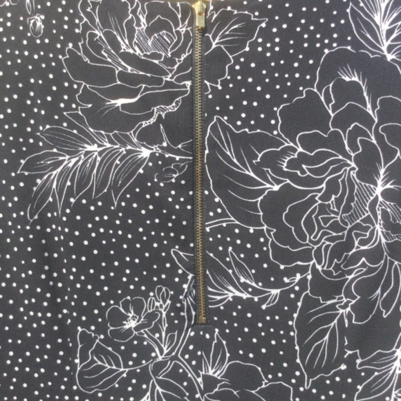 Taylor for Pea in a Pod maternity dress size small Floral Black Midi Dress s LBD - Picture 4 of 10